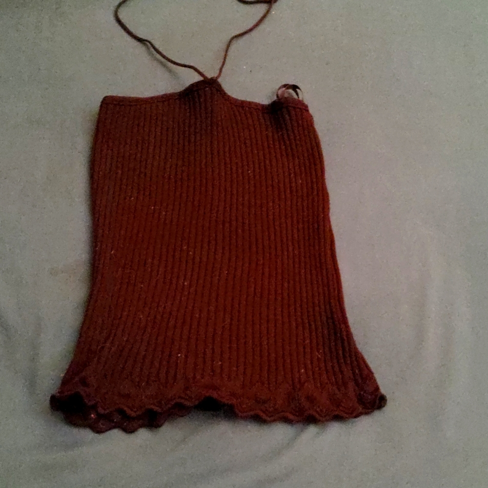 Black halter tube top